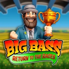 Big Bass Return to the Races slot visual from Pragmatic Play available on wild-robins.gr