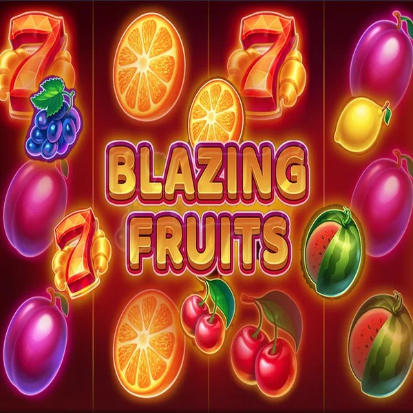 Blazing Fruits logo by Inbet Games at Wild Robin Casino