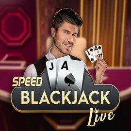 Speed Blackjack online game logo by Pragmatic Play on wild-robins.gr