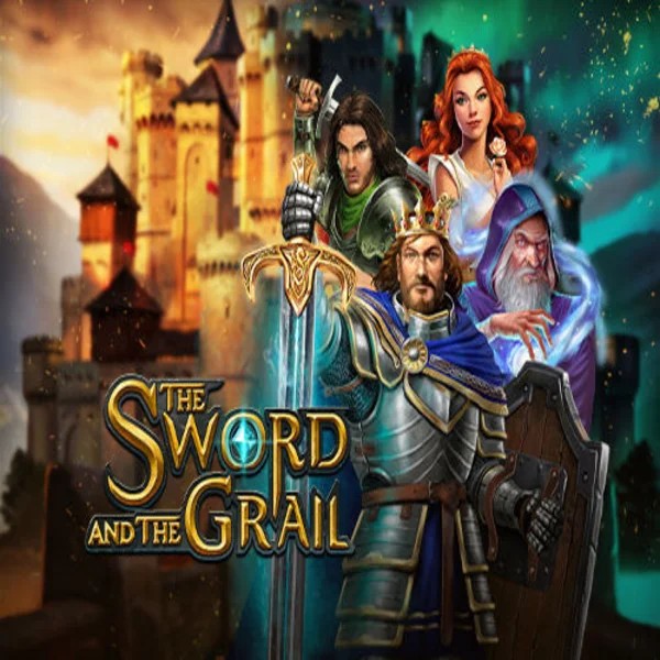 The Sword and the Grail logo – Slots by Play'n GO at Wild Robin Casino